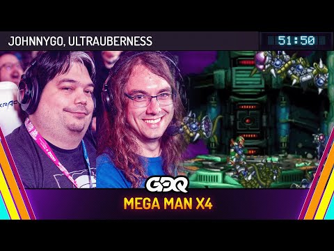Mega Man X4 by JohnnyGo and ultrauberness in 51:50 - Summer Games Done Quick 2025