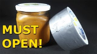 7 Ways to Open a Stuck Jar Lid 🔴