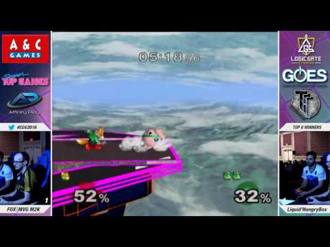 CC2016: SSBM: Top 8 - ECHOFOX|MVG Mew2King vs Liquid'HungryBox