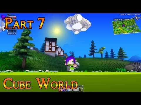 Cube World Gameplay part 7 Level 3 Elf Warrior (1080p) HD