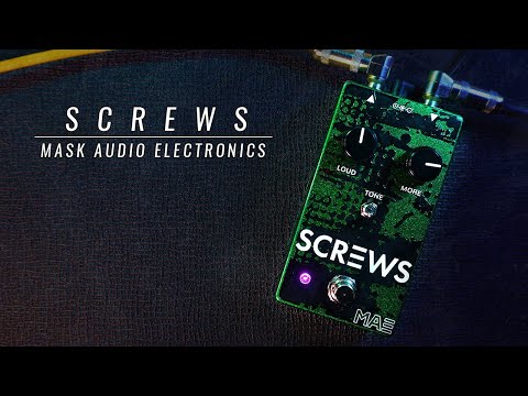 Mask Audio Electronics Screws Fuzz Pedal image 3