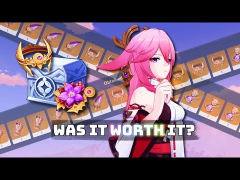 trying to upgrade yae miko's thundering fury pieces | artifact strongbox