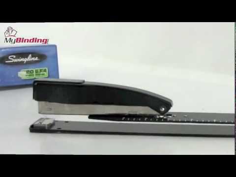 Swingline Long Reach Stapler Demo