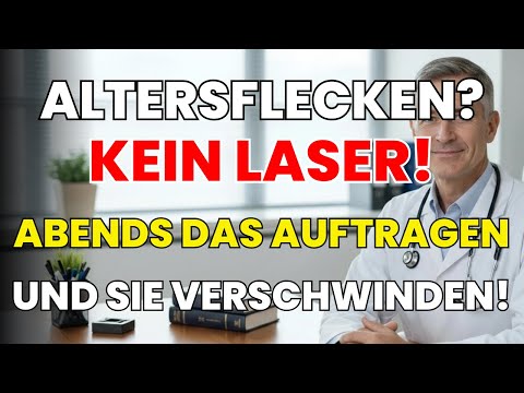 Altersflecken über Nacht loswerden – Der Trick, den niemand kennt | Gesundheitstipps für Senioren