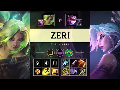 Zeri ADC vs Vayne: Triple Kill, Dominating - BR Master Patch 14.24