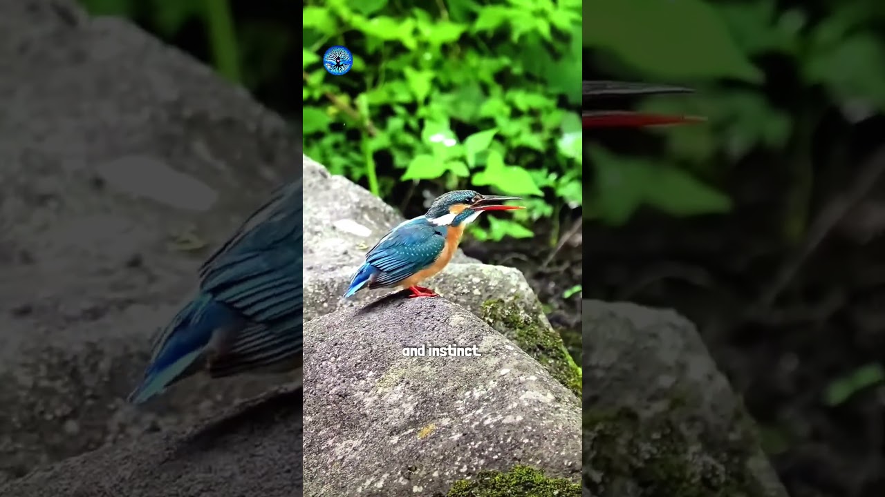 Common Kingfisher is a master fisherman, shimmering blue-green feathers and bright orange chest.