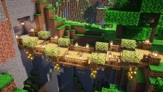 Como hacer un puente colgante en Minecraft