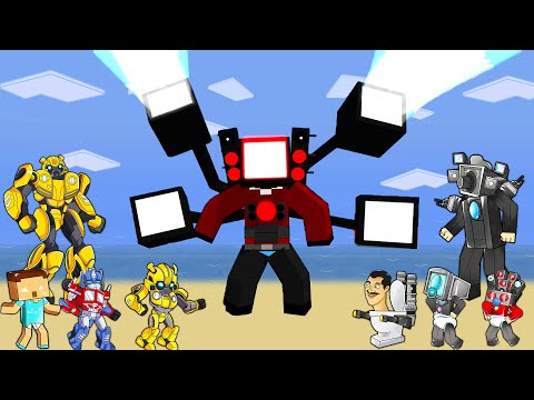 Monster School : SKIBIDI TOILET SEASON 1 ALL EPISODE - Minecraft Animation