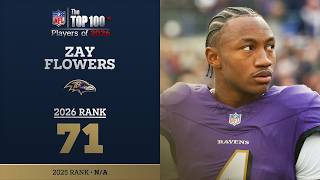 71: Zay Flowers (WR, Ravens) | Top 100 Players of 2026