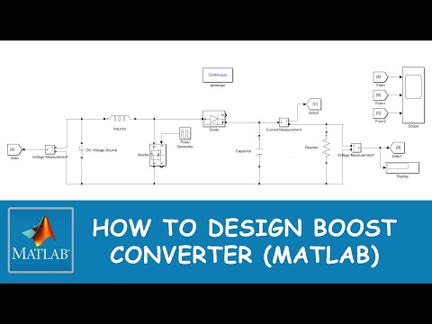 How to Calculate and Design Boost Converter using MATLAB Simulink