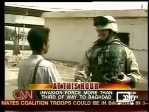 .'. footage of the iraq war.remix music video.'.50 cent