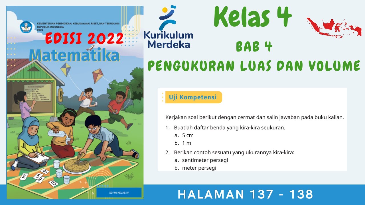 Kurikulum Merdeka Kelas 4 Matematika Edisi 2022 | Bab 4 | Halaman 137 - 138