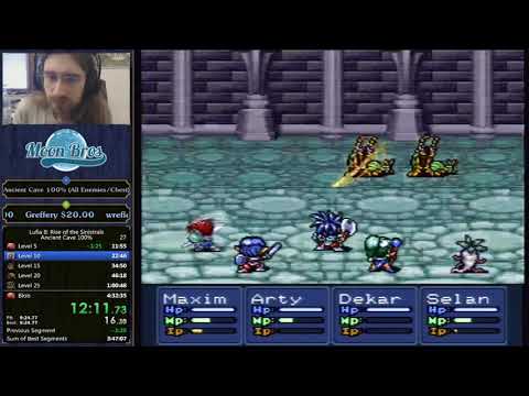 Lufia II Ancient Cave 100% in 4:21:03