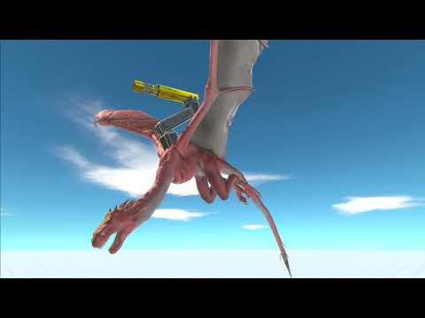 Machine Gun Wyvern VS Every Unit --Animal Revolt Battle Simulator