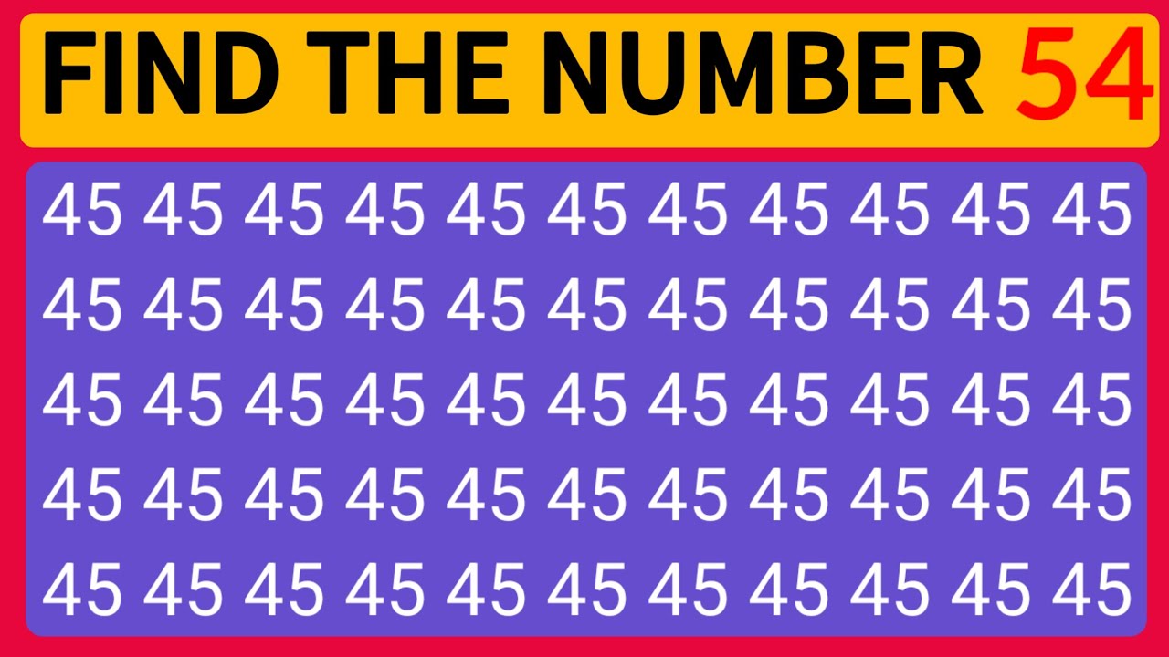 ⏱️ Brain Training IQ Test | Spot the Different Object