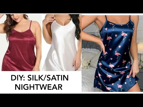 DIY: Nightwear/Sleepwear | Cutting and Stitching | How to make a Simple Nightgown