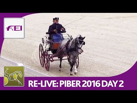Re-Live | FEI World Championships For Single Driving | Dressage Day 2 | Piber 2016