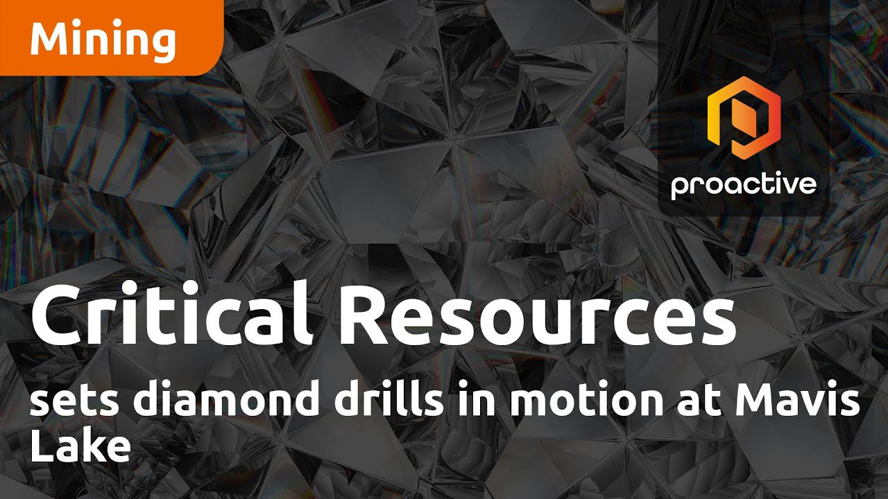Critical Resources sets diamond drills in motion at Mavis Lake