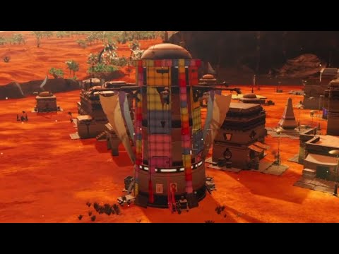 Animated Settlement Tower (Flashing Lights 2.33Hz)