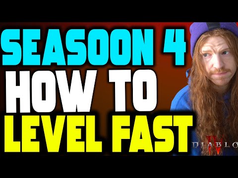 Diablo 4 - How To LEVEL FAST In Season 4 - USE THIS LEGENDARY
