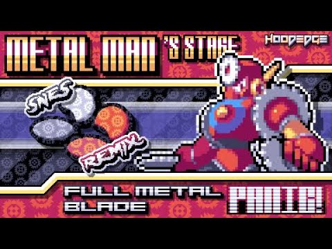 Mega Man 2 - Full Metal Blade Panic! ⚙️ ~ Metal Man's Stage 【SNES Remix II】
