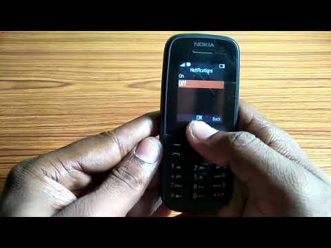 how to turn on off,notification on of kaise karen Nokia 105 plus keypad phone