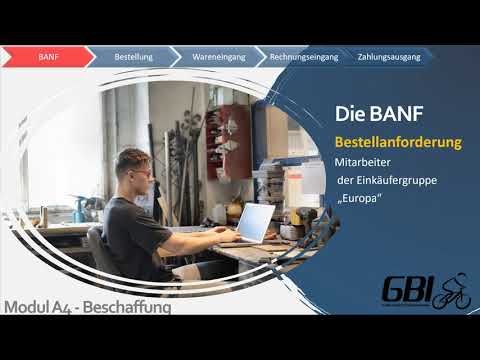 SAP4School - Modul A4 || Teil 1 - 1.1 Bestellanforderung BANF - ME51N im SAP ERP-System BANF Einkauf