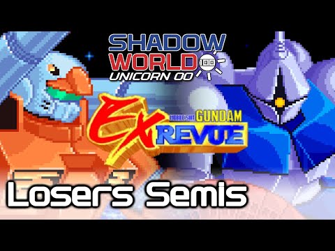 EX Falchion (Guncannon) vs Cursetyl (Gyan) - Gundam EX Revue Losers Semis - Shadow World 100
