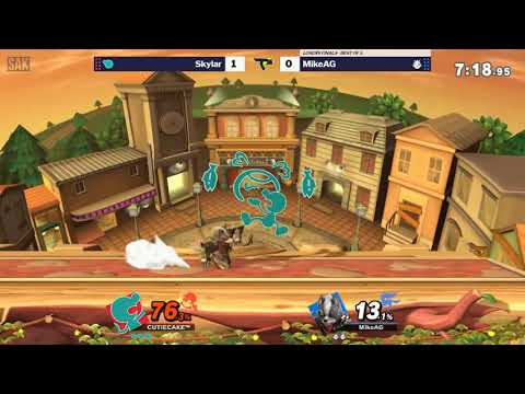 TJ28 SSBU Losers Finals - Skylar (Mr Game & Watch) vs MikeAG (Wolf)