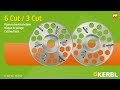 Диск для обработки копыт KERBL 120мм 3 лезвия Видео