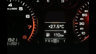 Audi A3 1.8T S-Tronic PRNDS Display Flashing