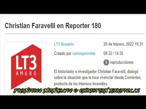 HISTORIA DE LA TELEVISIÓN ARGENTINA /"ENTREVISTA A CHRISTIAN FARAVELLI"  /26/02/2022/LT3 ROSARIO/LAF