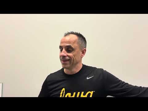 Ben McCollum reacts to Iowa basketball’s win over Ole Miss.