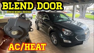 Chevy Equinox Blend Door Actuator Replacement (Knocking Noise)