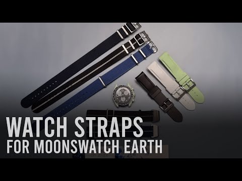 Watch Strap Options for Omega x Swatch Moonswatch Mission to Earth - Hooked On Straps