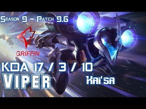 GRF Viper KAI'SA vs NEEKO ADC - Patch 9.6 KR Ranked