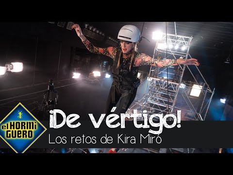 El arriesgado reto con el que Kira Miró se enfrenta a su fobia a las alturas - El Hormiguero