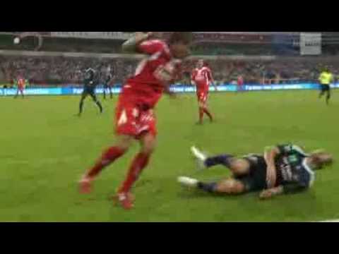 Axel Witsel brutal fault over Wasilewski