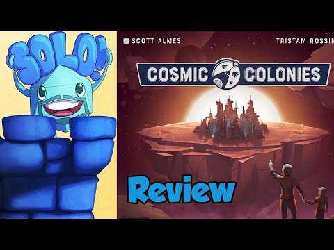 Cosmic Colonies Solo Mode Review - with Mike DiLisio