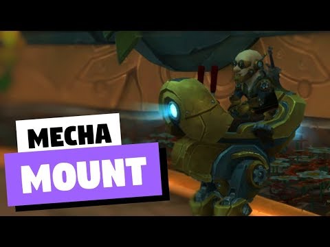 Mechagnome Racial Mount Preview | WoW Patch 8.3 | World of Warcraft - Visions of N’Zoth