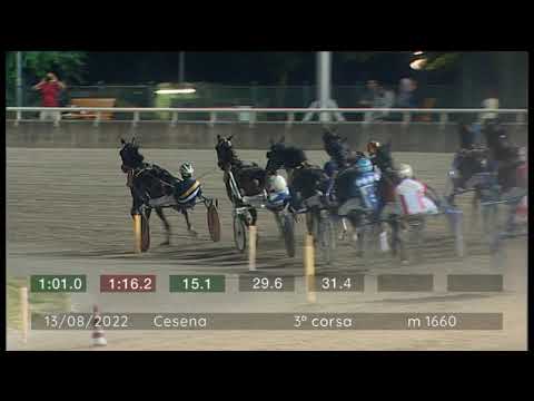 2022 08 13 | Corsa 3 | Metri 1660 | Premio Vandalo - Seconda Tris