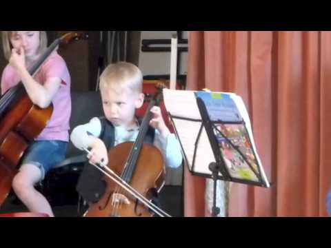 4 year old- playing Allegro (Suzuki Book 1)