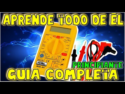 MULTIMETRO PARA PRINCIPIANTES || VOLTIMETRO || AMPERIMETRO || TESTER || TUTORIAL
