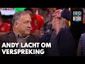 Andy lacht om verspreking Advocaat: 'Peter Gillissen?' | VERONICA OFFSIDE