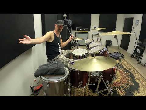 Half Time Triplet Shuffle Beat - 60 Second Drum Lesson