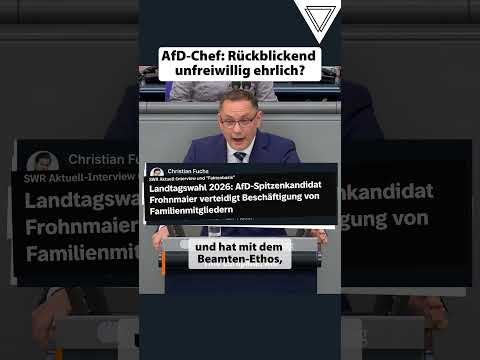 Video Thumbnail: AfD-Chef: Rückblickend unfreiwillig ehrlich?