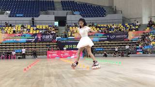 Download the video "2017 China National Championship SRW classic slalom 2nd Su Fei Qian"