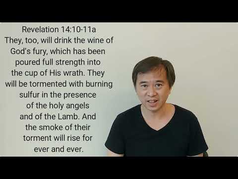 A Short Bible Reflection : Revelation 14:10-11  Why do we  suffer in hell forever?