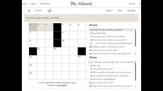 The Atlantic Crossword 12/08/2026
