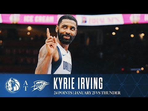 Kyrie Irving (24 Points) Highlights vs. Oklahoma City Thunder | January 23, 2025